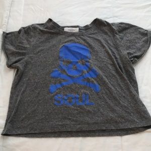 SoulCycle cropped tee